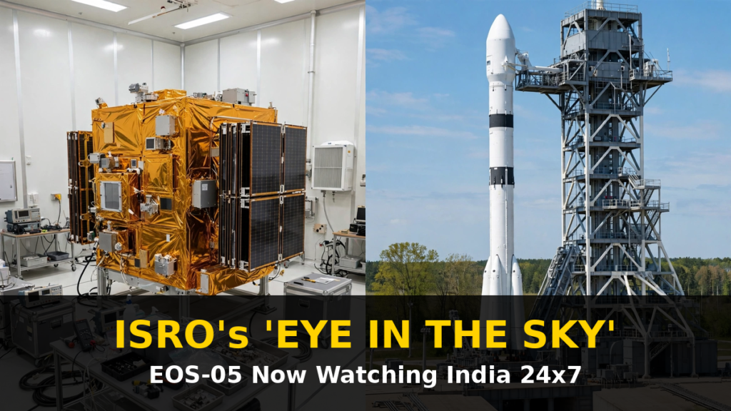 ISRO EOS-05 satellite and GSLV rocket - India's eye in the sky
