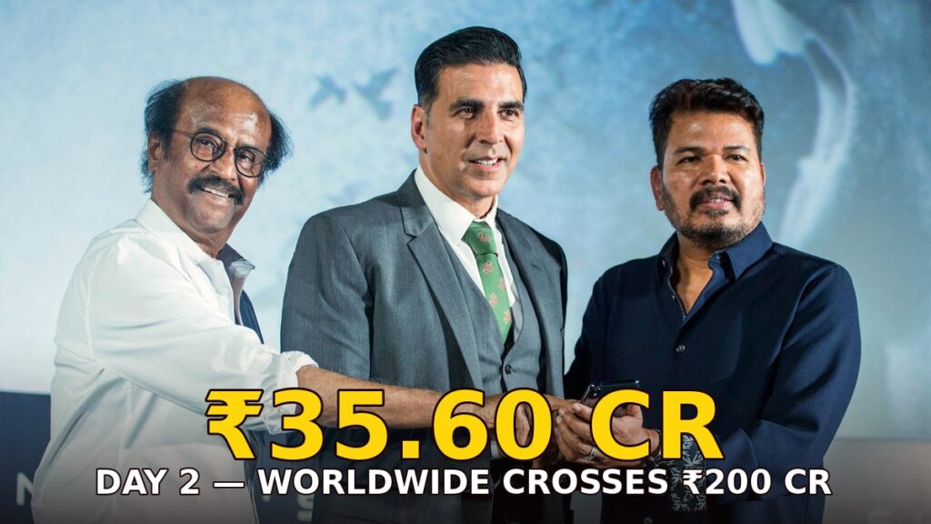 जेलर 2 डे 2 बॉक्स ऑफिस — ₹209.10 करोड़ वर्ल्डवाइड