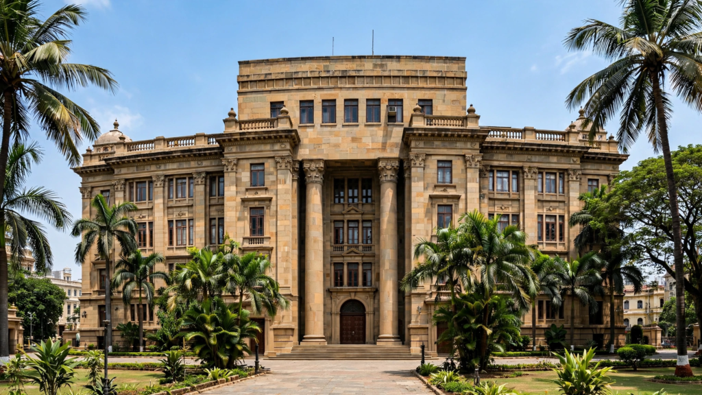RBI repo rate decision: Reserve Bank of India headquarters building in Mumbai